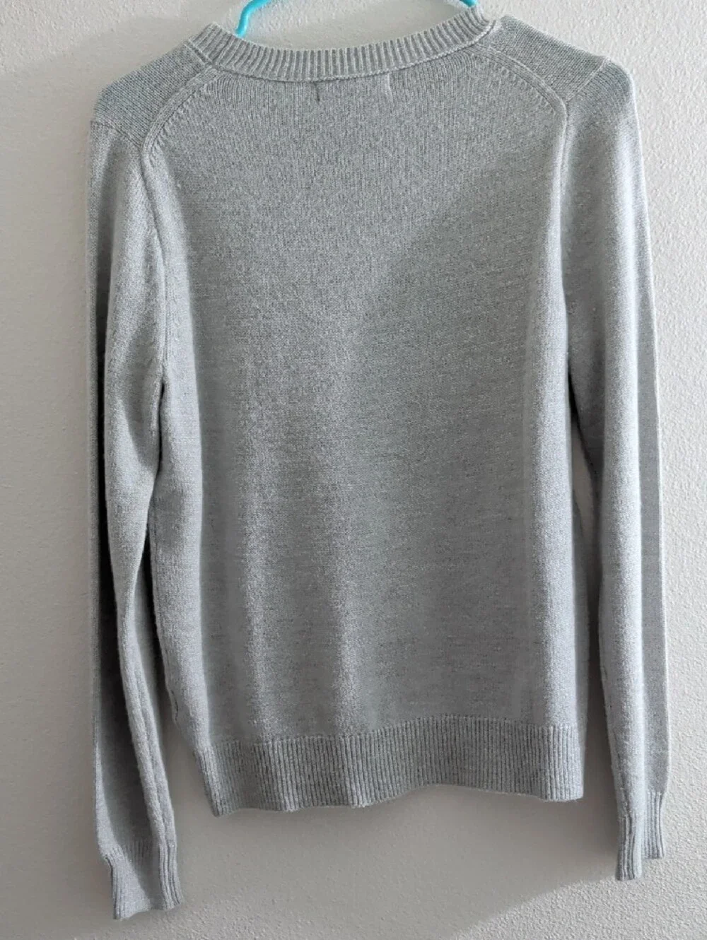 Banana Republic Men's Light Gray Crewneck Pullover